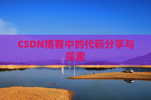 CSDN博客中的代码分享与探索